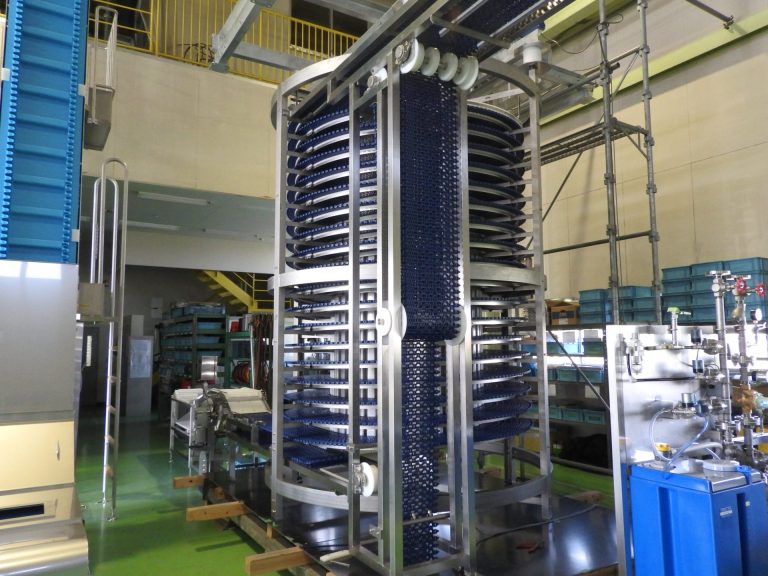 フリクションドライブシステムスパイラルコンベア